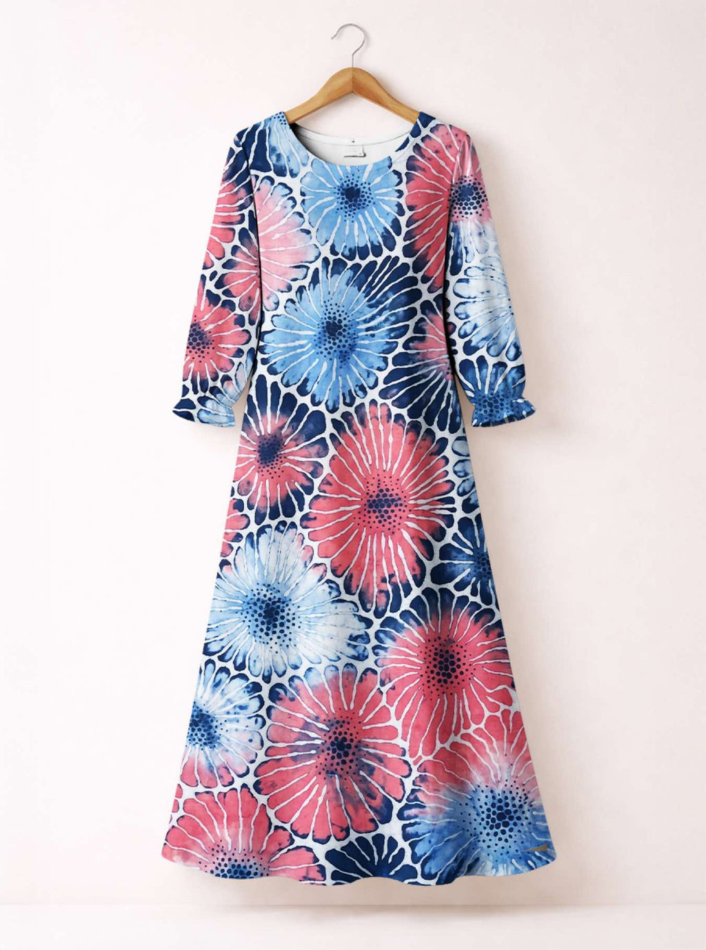 'Samawati' Long Sleeve Maxi Dress