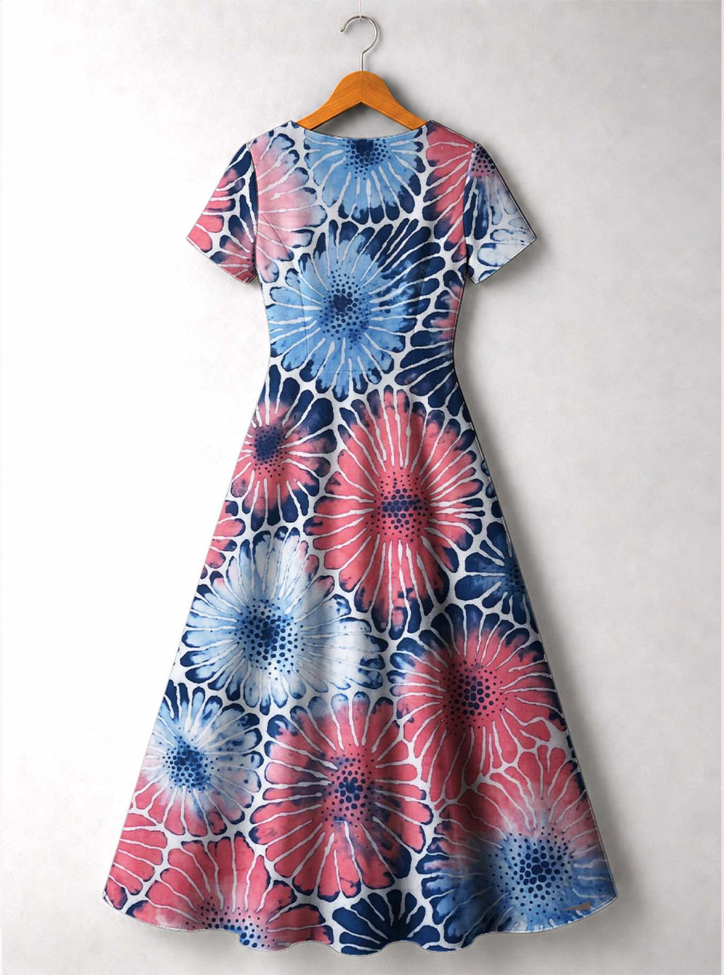 'Samawati' Short Sleeve Maxi Dress