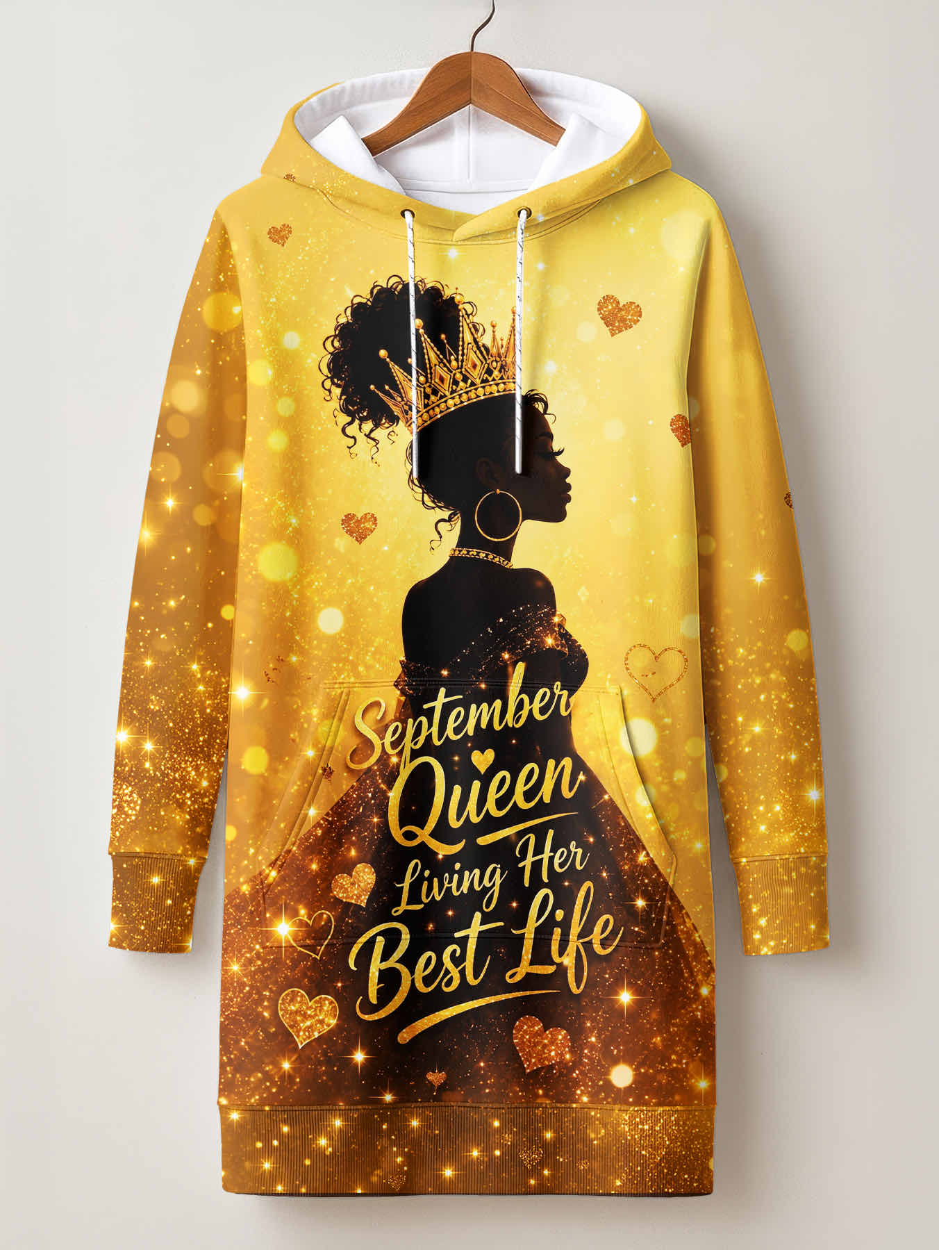 'September Best Life' Hoodie Dress