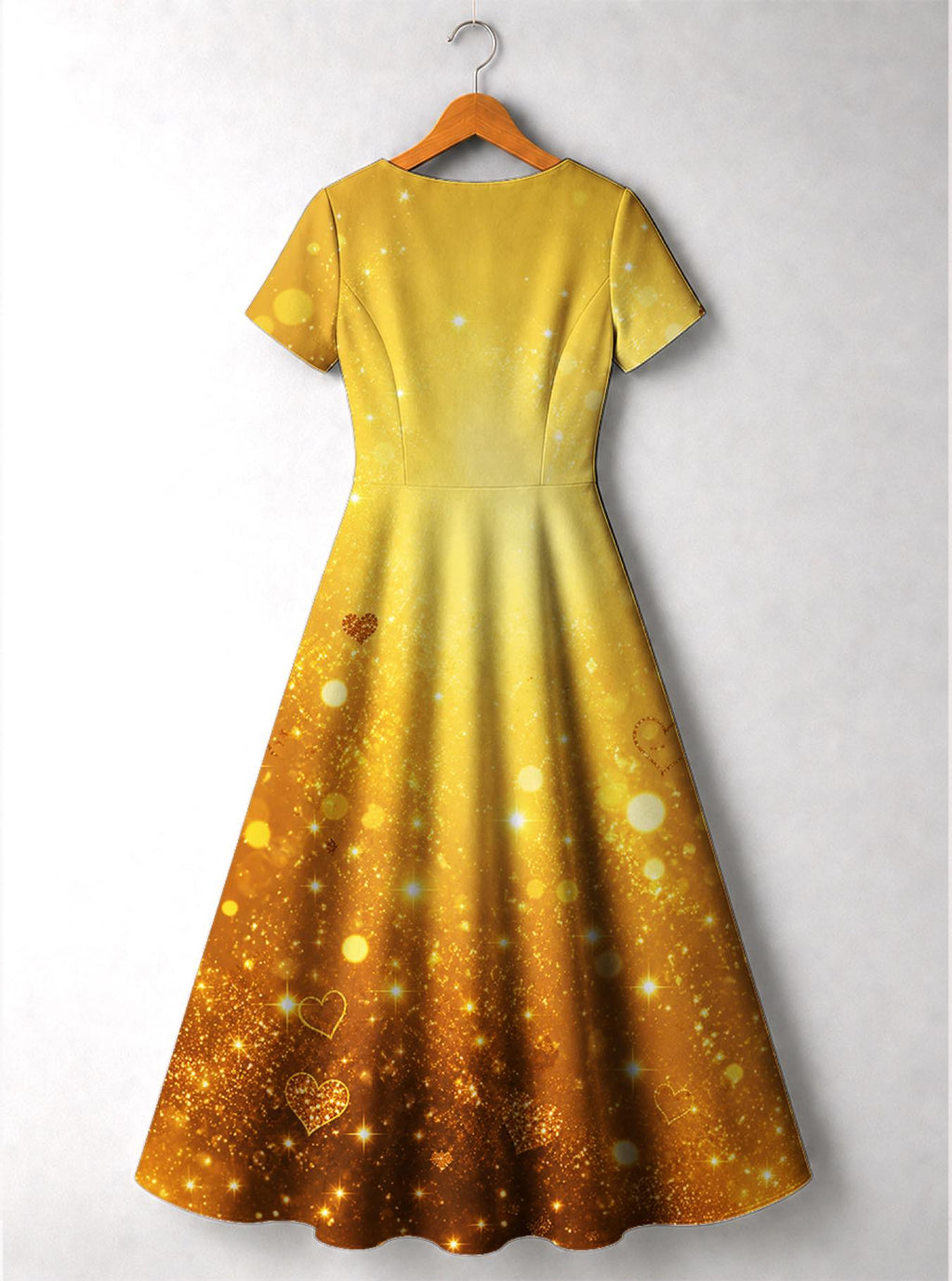 'September Best Life' Short Sleeve Maxi Dress