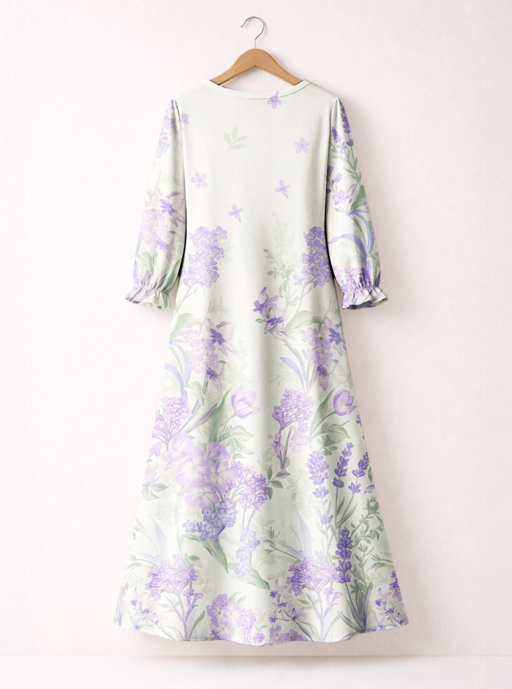 'Urujuani' Long Sleeve Maxi Dress