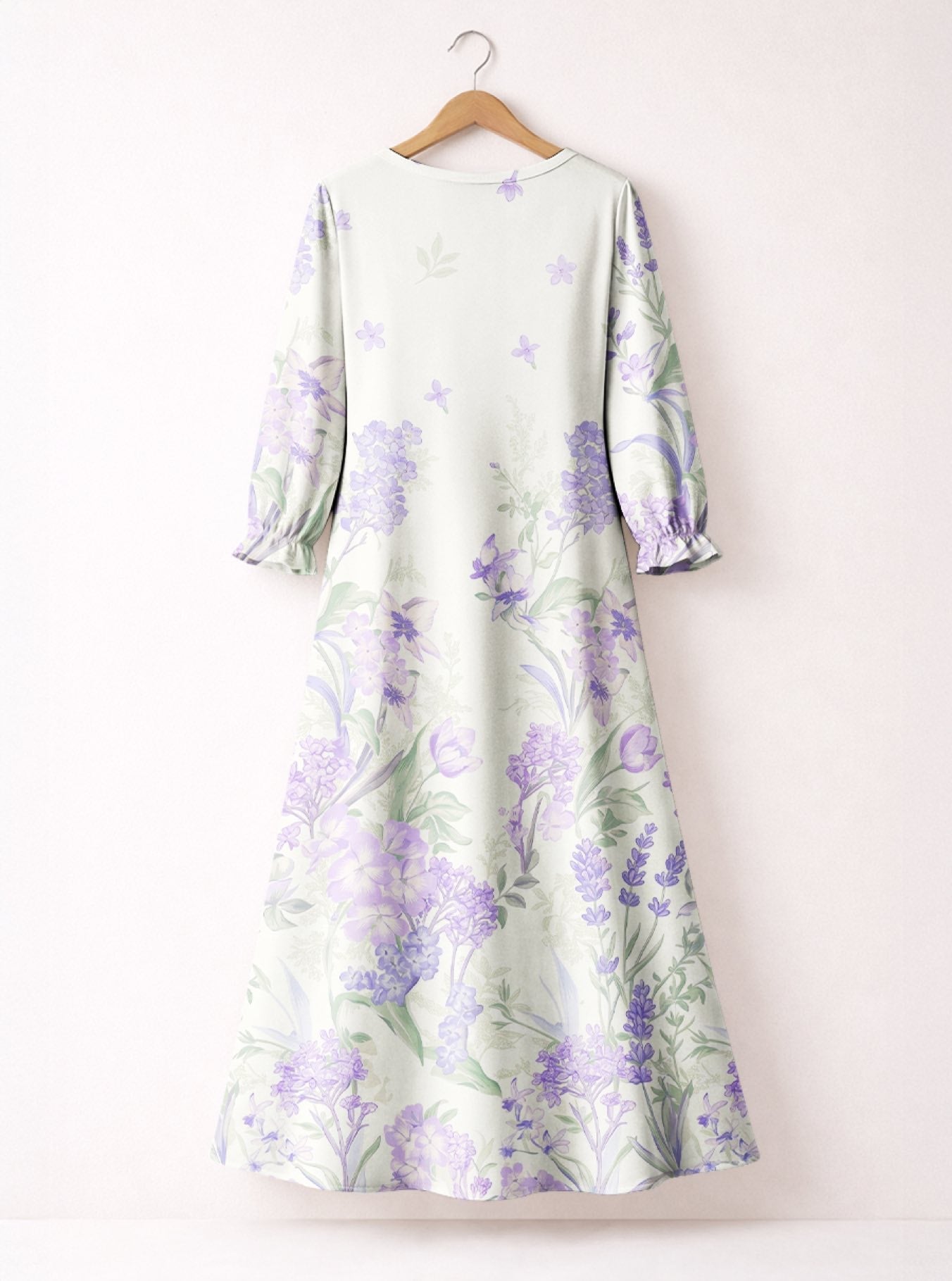 'Urujuani' Long Sleeve Maxi Dress