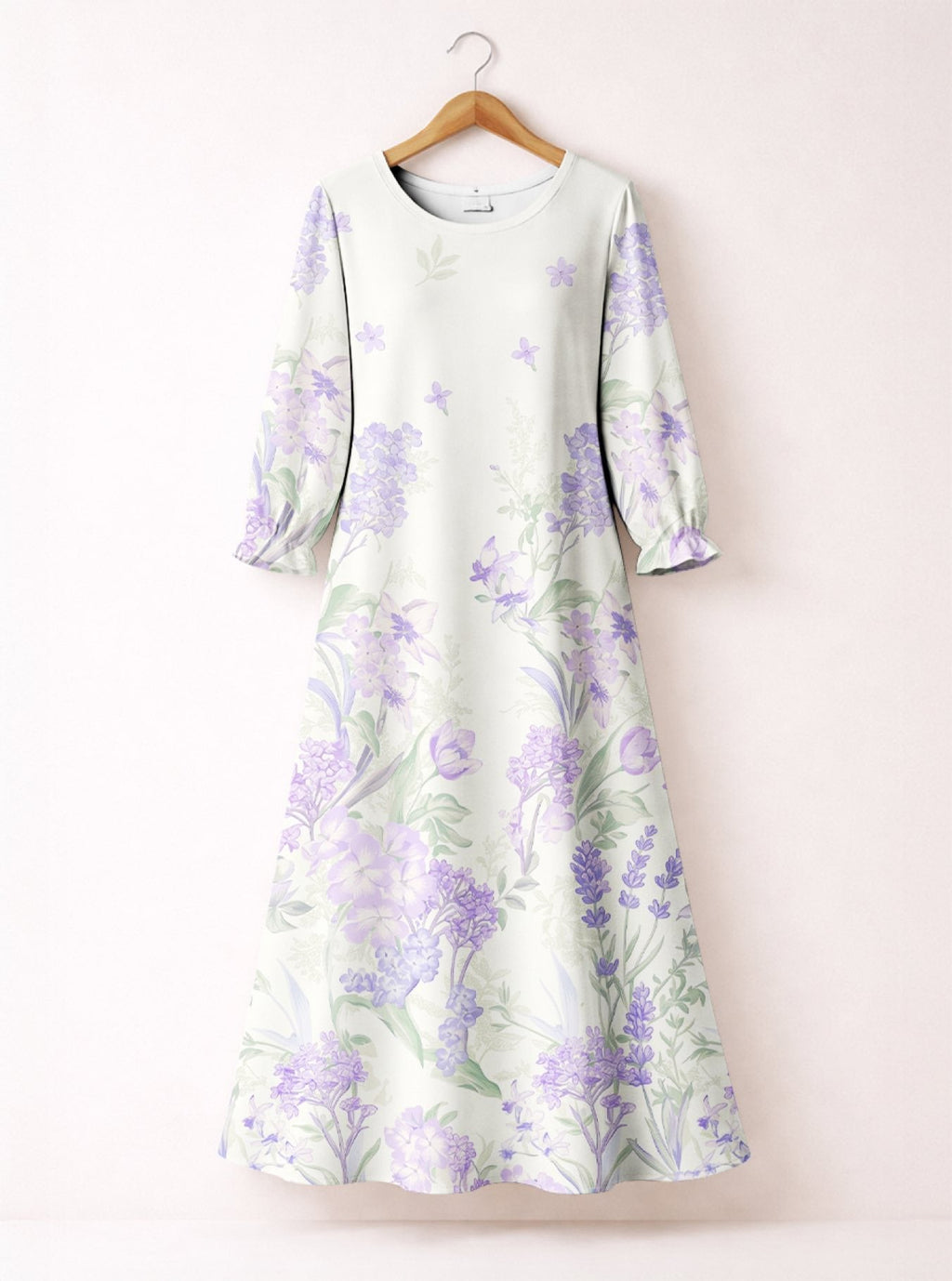 'Urujuani' Long Sleeve Maxi Dress