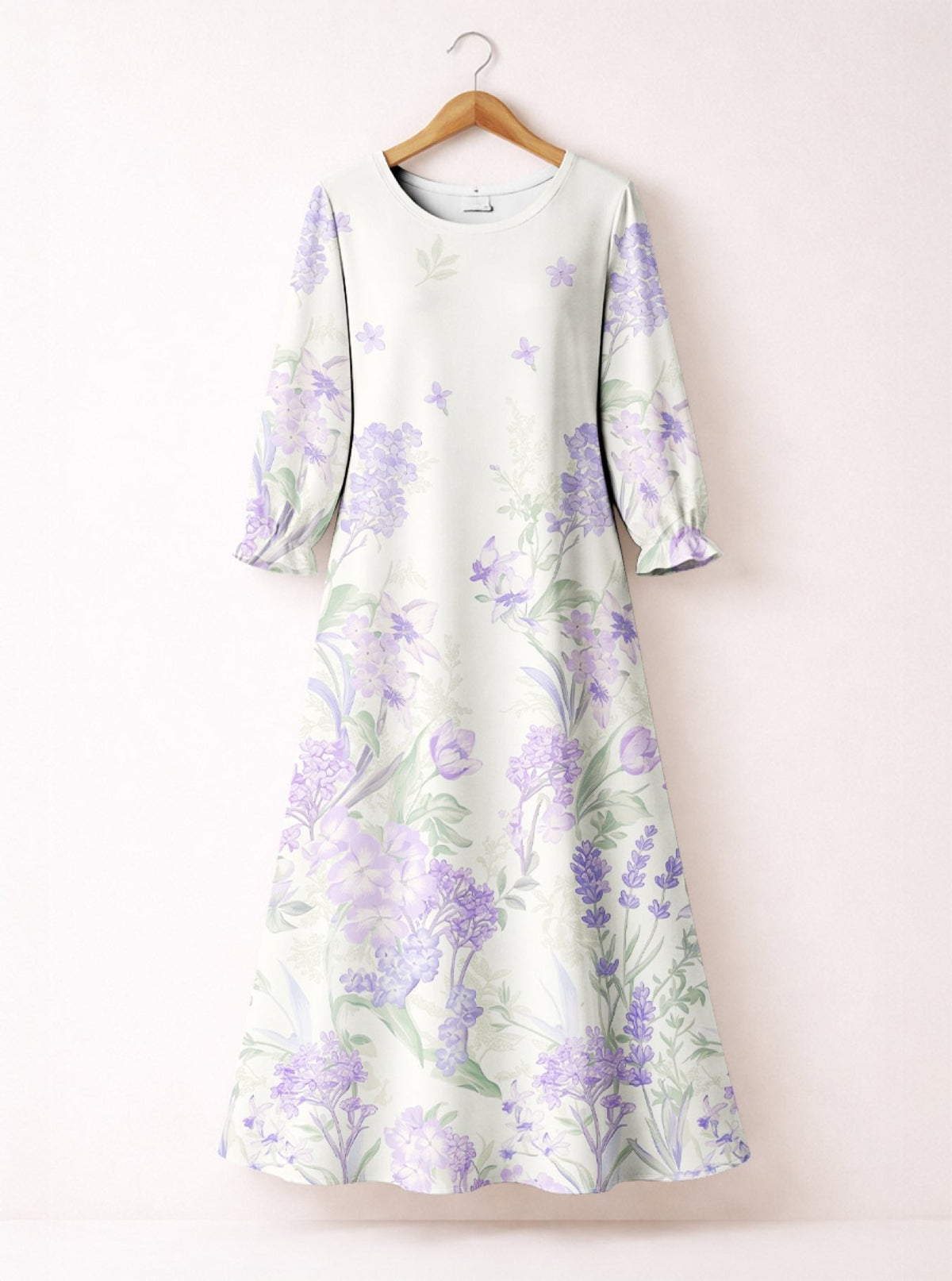 'Urujuani' Long Sleeve Maxi Dress