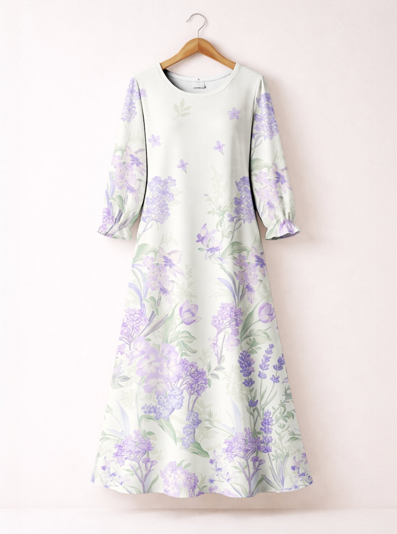 'Urujuani' Long Sleeve Maxi Dress