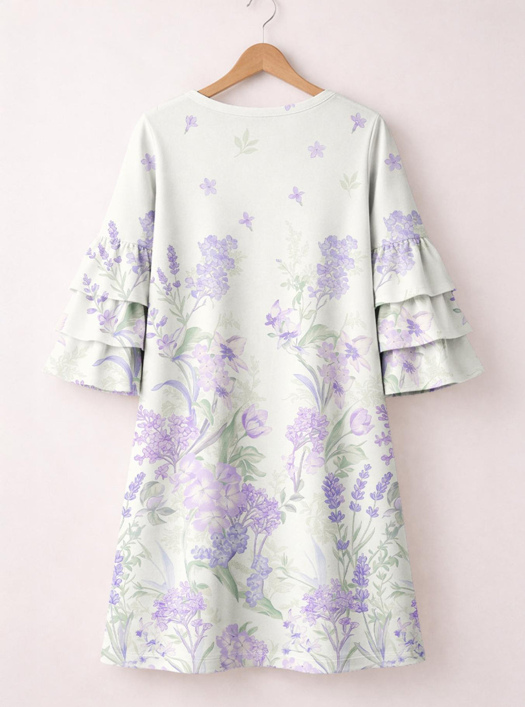 'Urujuani' Stacked Ruffle Sleeve Dress