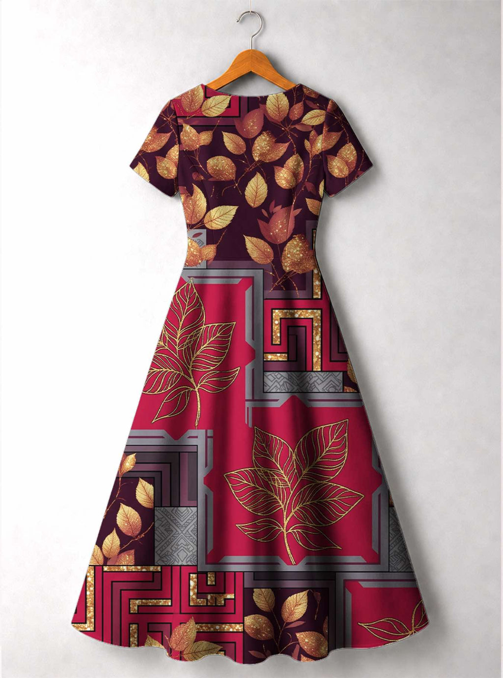 'Vuli' Short Sleeve Maxi Dress