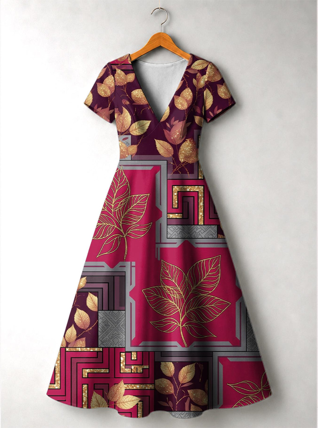 'Vuli' Short Sleeve Maxi Dress