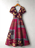 'Vuli' Short Sleeve Maxi Dress