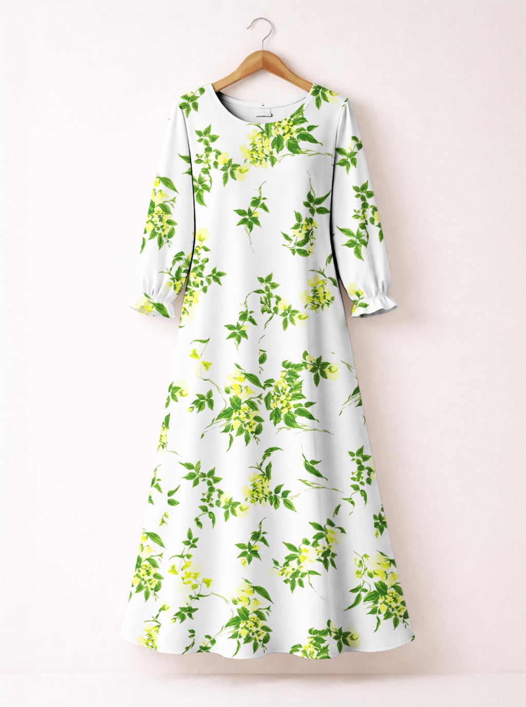 'Yasmini' Long Sleeve Maxi Dress