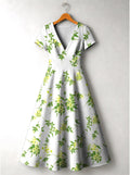 'Yasmini' Short Sleeve Maxi Dress