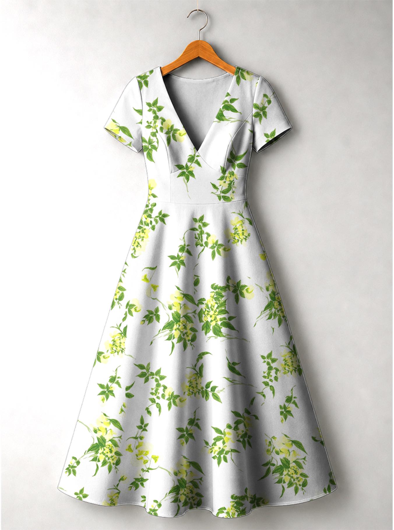 'Yasmini' Short Sleeve Maxi Dress